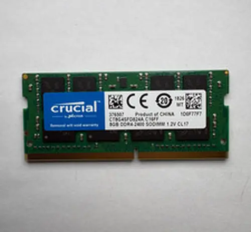 Crucial 8GB DDR4-2400 PC4-19200 260-Pin SODIMM Laptop Memory RAM CT8G4SFS824A