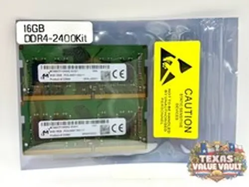 Micron 16GB (2x8GB) 1Rx8 (PC4-19200) DDR4-2400 MHz SODIMM RAM Laptop Memory