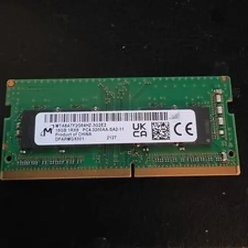 16GB 1Rx8 PC4-3200AA-SA2-11 Micron LAPTOP MEMORY SODIMM DDR4 RAM
