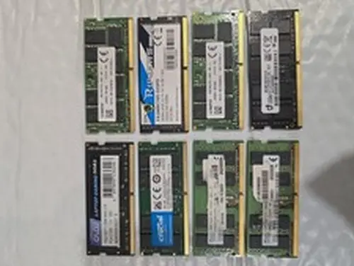 Lot Of 8 Mixed Brands & MODELS 16GB DDR4 PC4-2666V/2400T Laptop Memory