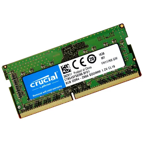 CRUCIAL DDR4 8GB x2 2666 PC4-21300 Laptop SODIMM 260-Pin Notebook Memory RAM