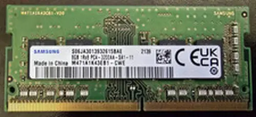 Samsung 8GB DDR4-3200 PC4-3200AA 1Rx8 260-Pin Laptop SODIMM RAM