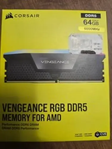 computer memory ddr5 64GB Corsair Vengeance RGB AMD