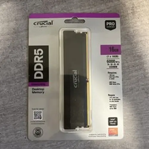 Crucial Pro 6000MT/s CL36 16GB DDR5 RAM - NEW SEALED