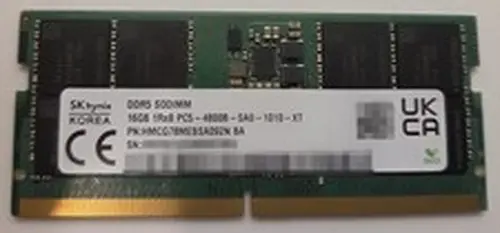 SK hynix 16GB DDR5-4800 SODIMM RAM HMCG78MEBSA092N Last Known