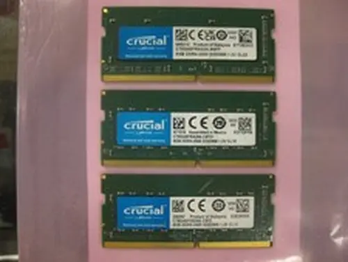 Crucial 24GB DDR4 ( Lot of 3 ) 8GB 3200/2666/2400 PC4 SODIMM Laptop Memory RAM