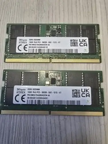 SkHynix SODIMM DDR5 2x16GB 1Rx8-5600B-SAO-1010-XT ( LAPTOP MEMORY RAM )
