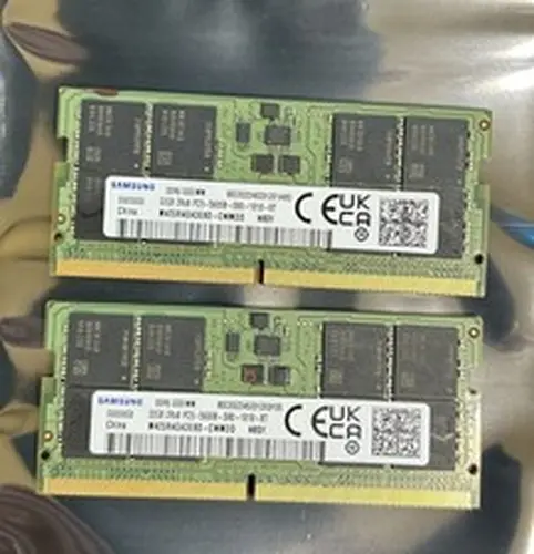 Samsung 64GB (2x32GB) DDR5 5600MHz PC5-44800 CL46 SODIMM 2Rx8 Dual Rank 1.1V 262