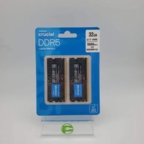 New Crucial Laptop Memory 32GB (2x16GB) RAM DDR5 5600MHz