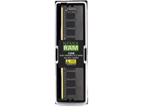 NEMIX RAM 96GB (2X48GB) DDR5 5600MHZ PC5-44800 2Rx8 1.1V CL46 288-PIN Non-ECC Unbuffered UDIMM Desktop PC Memory KIT Compatible with ASRock Z790 PG...