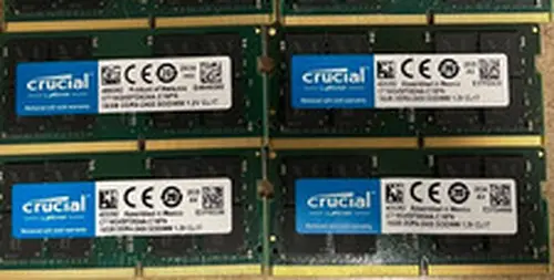 Crucial 32gb DDR4-2400 SODIMM 2 X 16gb