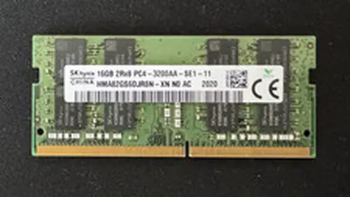 Samsung 16GB 1Rx8 PC4-3200AA DDR4 SODIMM HMA82GS6DJR8N Laptop RAM Memory
