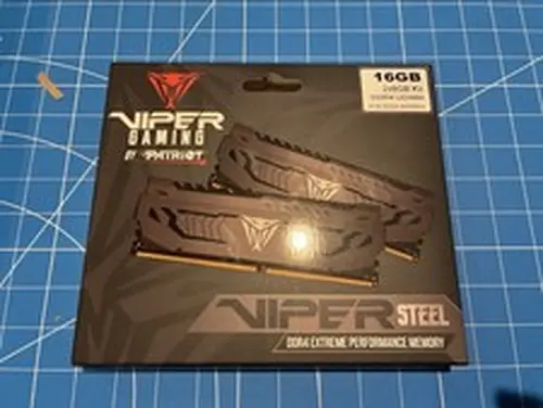 PATRIOT Viper Steel 16GB (2 x 8 GB) 4400MHz CL19 DDR4 Desktop RAM Memory