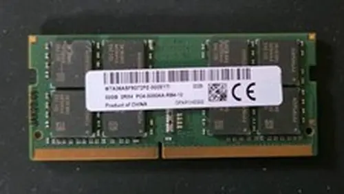 Micron 32GB Stick of DDR4 RAM 3200MHz