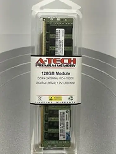 A-Tech 128GB Module DDR4 2400 PC4-19200 2S4Rx4 ( 8Rx4) Server Memory RAM New