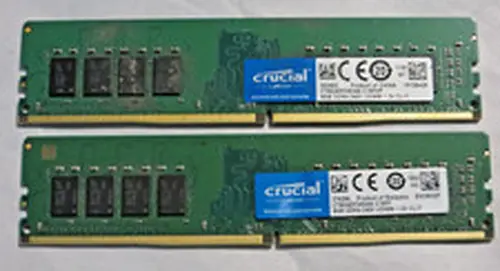 Crucial 16GB 2x8GB DDR4 2400MHz Desktop RAM CT8G4DFD824A Matching Pair Kit