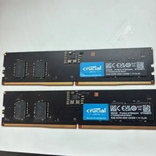 16GB 2x8GB Pair Crucial Micron DDR5-4800 RAM Memory UDIMM Desktop CT8G48C40U5
