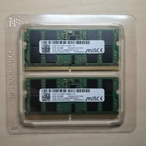 32GB (2x16GB) Micron DDR5 6400MHz CSODIMM Laptop RAM MTC8C1084S1VC64BD1 KFF