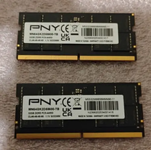 PNY Performance 64GB (2x32GB) DDR5 RAM 5600MHz MN64GK2D55600-TB Laptop Memory