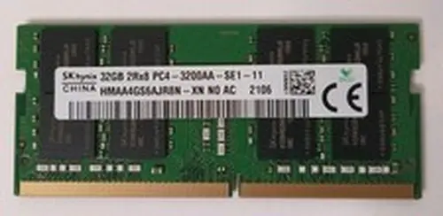 SK Hynix 32GB DDR4 3200MHz Laptop RAM PC4-3200AA 2Rx8 SODIMM Memory