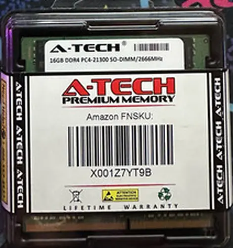 A-Tech Premium Memory 32GB Kit 2x16GB DDR4-2666 SO-DIMM 260-Pin Non-ECC