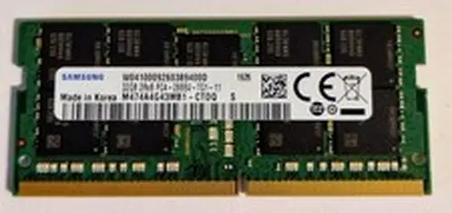 Samsung 32GB 2Rx8 PC4-2666V-TG1-11 DDR4 21300MHz Laptop SDRAM M471A4G43MB1-CTDQ