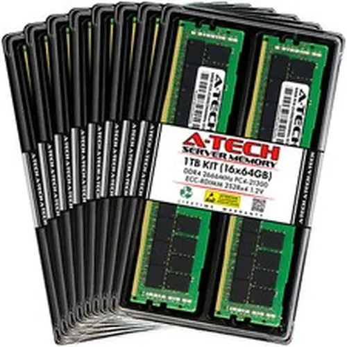 1TB 16x 64GB PC4-2666 RDIMM Supermicro H12SSW-NTR Memory RAM