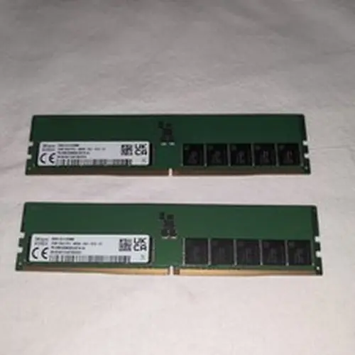 (2x 32gb) SK hynix 64GB 4800MHz DDR5 RAM EC4 UDIMM 2Rx8 PC5-4800B-EE0-1010-XT
