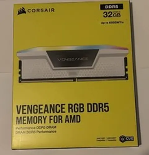 CORSAIR Vengeance RGB 32GB (2 x 16GB) DDR5 RAM