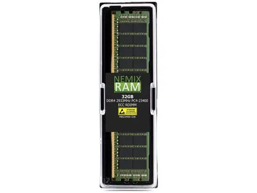 NEMIX RAM 32GB (1X32GB) DDR4 2933MHZ PC4-23400 2Rx8 1.2V CL21 288-PIN ECC RDIMM Compatible with SuperMicro MEM-DR432L-CL03-ER29 Registered Server...