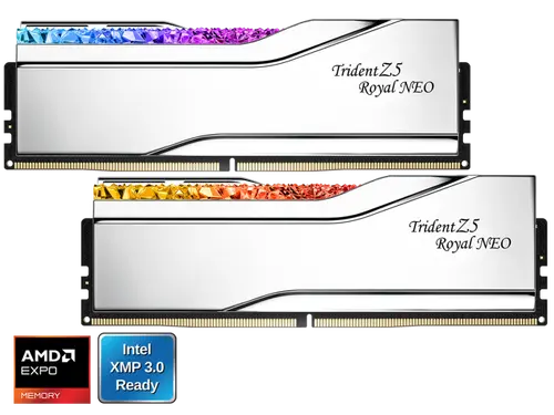 G. SKILL Trident Z5 Royal Series 64GB (2 x 32GB) 288-Pin PC RAM DDR5 6000 (PC5 48000) Desktop Memory Model F5-6000J3036G32GX2-TR5NS