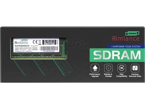 Rimlance 32GB (1X32GB) 1.2V DDR4 2400MHZ PC4-19200 LRDIMM 4RX4