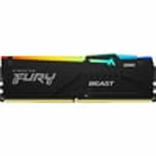 Kingston FURY Beast RAM Module - For Motherboard - 16 GB (1 x 16GB) - RGB - DDR5-6000/PC5-48000 DDR5 SDRAM - 6000 MHz Single-rank Memory - CL36 - 1.35