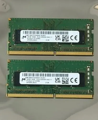 32GB Kit (2x16GB) Micron DDR4 3200MHz PC4-3200AA 1Rx8 SODIMM Laptop RAM Memory