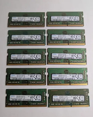 LOT of 10 DDR4 Samsung 8GB 1Rx8 PC4-2400T SODIMM Laptop RAM M471A1K43CB1