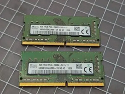 SK hynix 16GB (2x8GB) 1Rx8 PC4-2666V -SA1-11 DDR4 Laptop Memory HMA81GS6JJR8N-VK