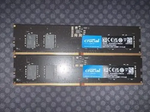 Crucial 16GB DDR5-4800 2x 8GB PC5-38400 UDIMM Desktop RAM Memory
