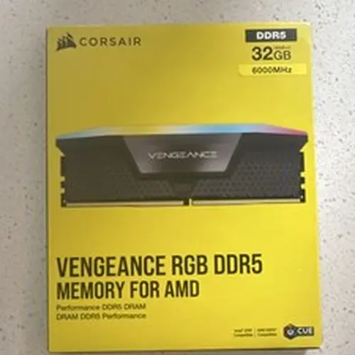 Corsair Vengeance RGB DDR5 32GB (2x16GB) 6000MHz DIMM 288-Pin for AMD