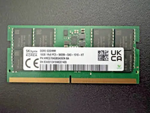 SK hynix 16GB (1x16GB) DDR5 SODIMM 5600MHz Laptop RAM Memory