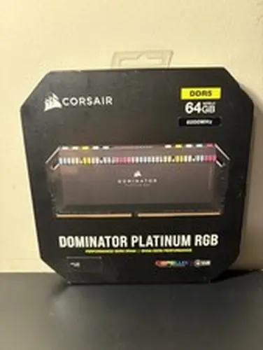 CORSAIR Dominator Platinum RGB DDR5 RAM 64GB (2x32GB) 6000MHz Intel XMP iCUE