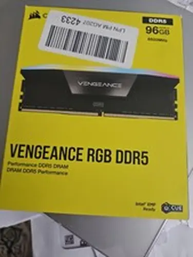 Corsair Vengeance RGB 96GB (2x48GB) 6600MHz/s CL32 DDR5 RAM