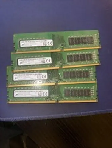 32GB (4x8GB) Desktop DDR4 Memory Micron