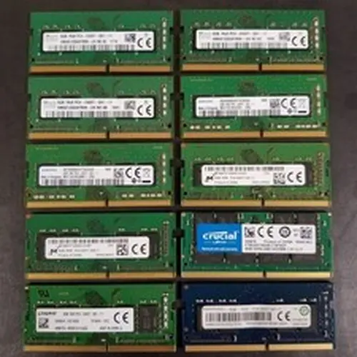 Lot of 10 Mixed Major Brands 8GB PC4-2400MHz DDR4 19200 Laptop Memory Ram