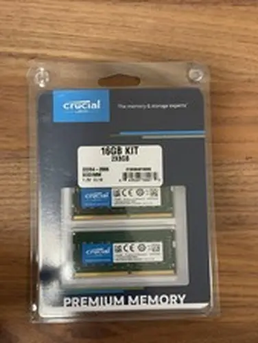 Crucial 16GB DDR4-2666 PC4 SODIMM Laptop RAM New In Box