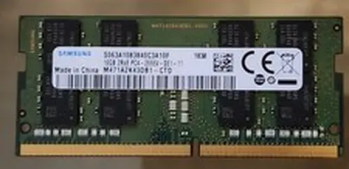 Samsung 16GB DDR4-2666V PC4-21300 2Rx8 SODIMM (M471A2K43DB1-CTD)