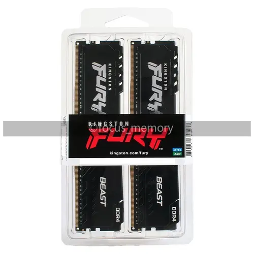 Kingston FURY Beast 32GB/16GB DDR4 3200 2666 MHz DIMM Desktop Memory Kits 288Pin 8GB