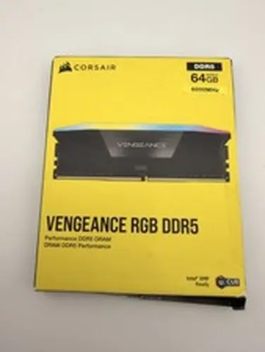 Corsair Vengeance RGB DDR5 64GB (2x32GB) 6000MHz Intel XMP CMH64GX5M2B6000C30