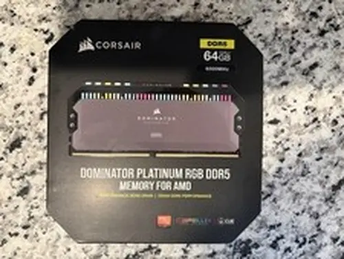 Corsair Dominator Platinum RGB 64GB (2x32GB) PC5-48000 (DDR5-6000) RAM Memory