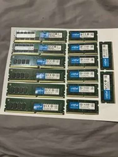 CRUCIAL 16GB DDR4-2666 RDIMM 1.2V (6) AND CRUCIAL 32GB DDR4-3200 SODIMM 1.2V (8)