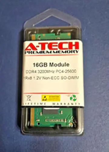 A-Tech 16GB DDR4-3200MHz PC4-25600 SODIMM